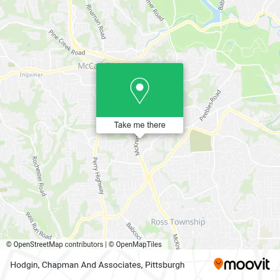 Hodgin, Chapman And Associates map