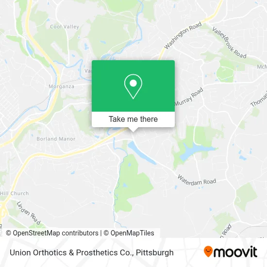 Union Orthotics & Prosthetics Co. map