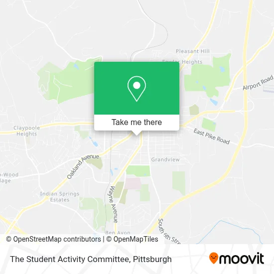 The Student Activity Committee map