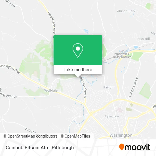 Coinhub Bitcoin Atm map