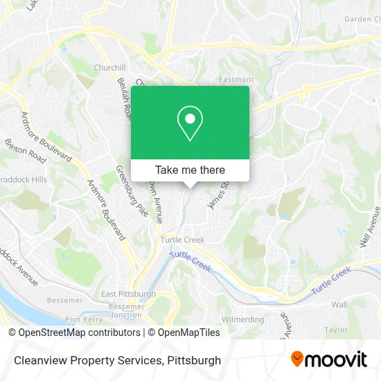 Cleanview Property Services map
