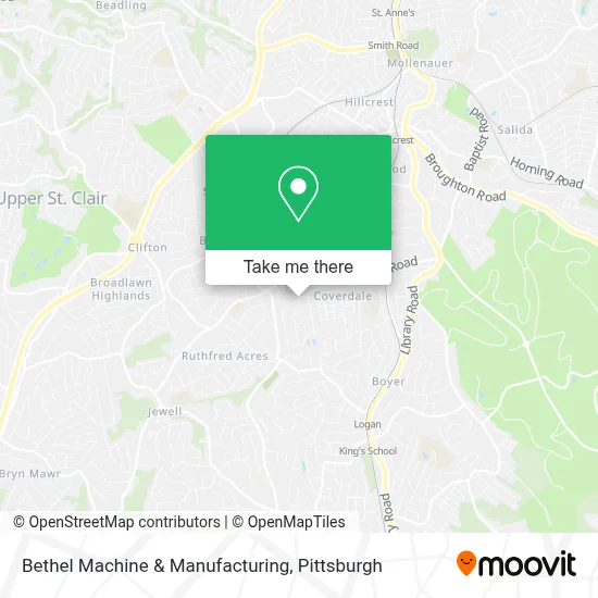 Bethel Machine & Manufacturing map