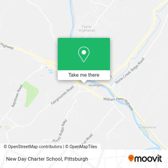 New Day Charter School map