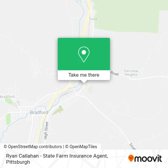 Ryan Callahan - State Farm Insurance Agent map