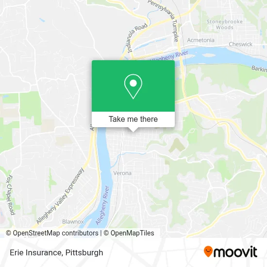 Erie Insurance map