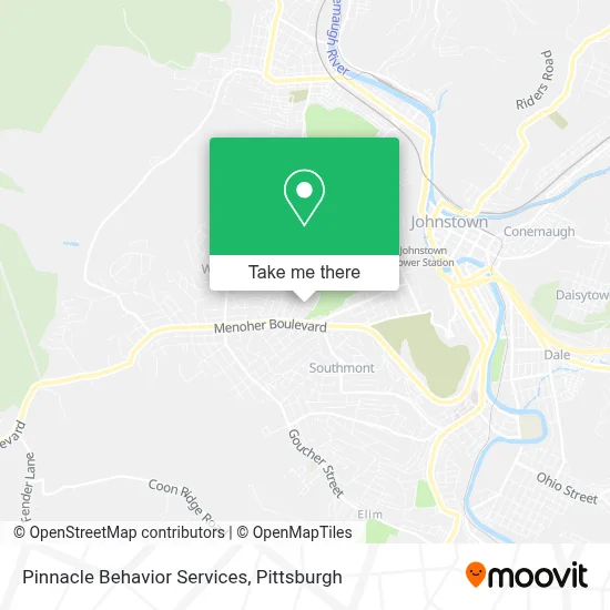 Pinnacle Behavior Services map