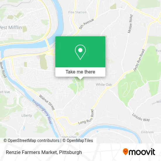 Renzie Farmers Market map