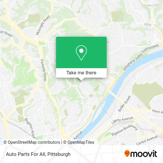 Auto Parts For All map
