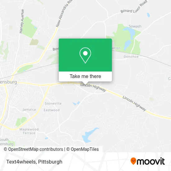 Text4wheels map