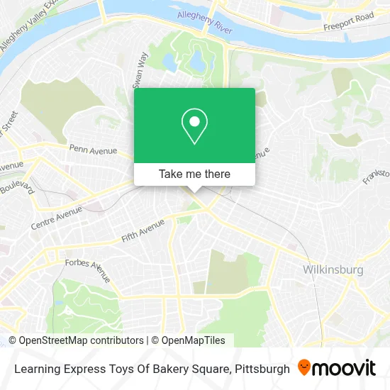 Learning Express Toys Of Bakery Square map
