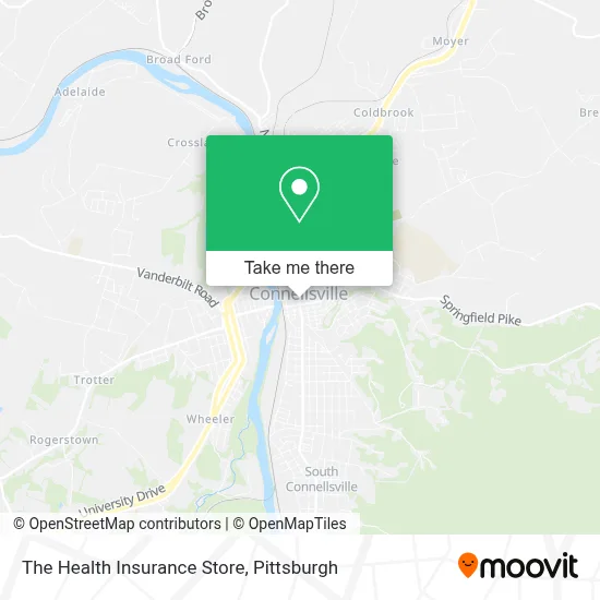 The Health Insurance Store map