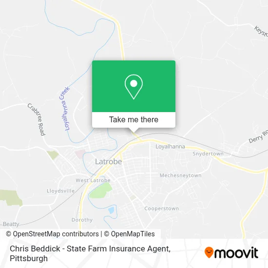 Chris Beddick - State Farm Insurance Agent map