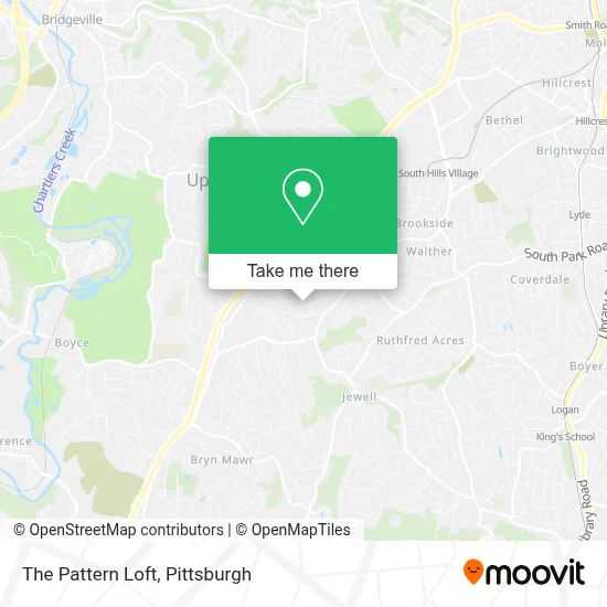 The Pattern Loft map