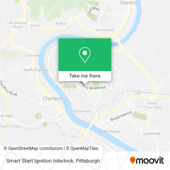 Smart Start Ignition Interlock map