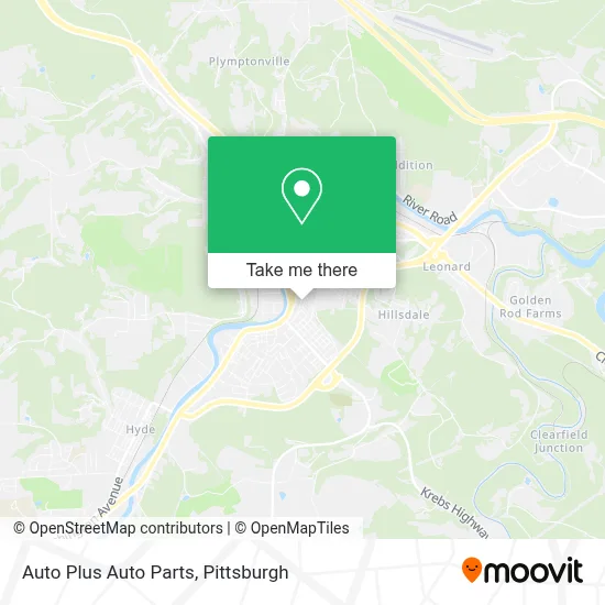 Auto Plus Auto Parts map