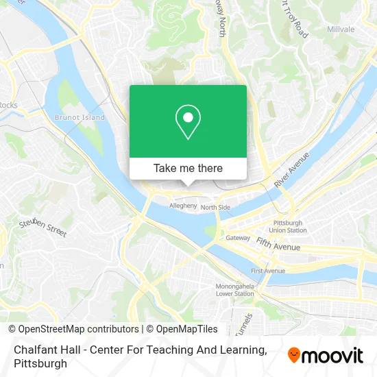Chalfant Hall - Center For Teaching And Learning map