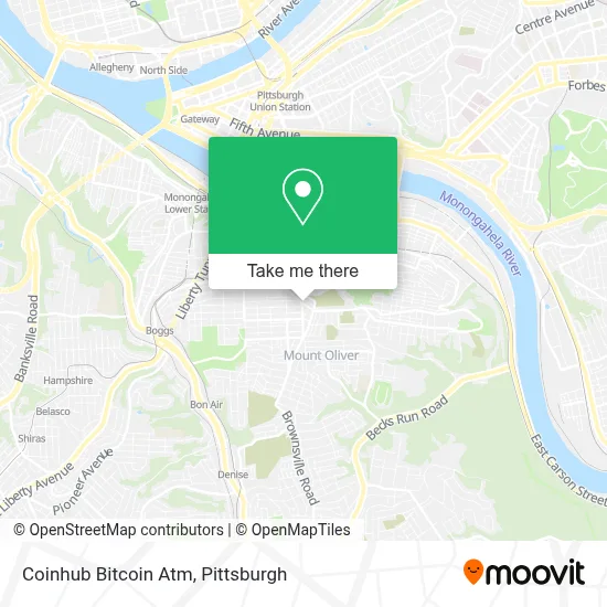 Coinhub Bitcoin Atm map
