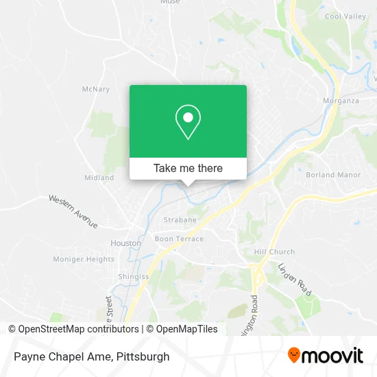 Payne Chapel Ame map