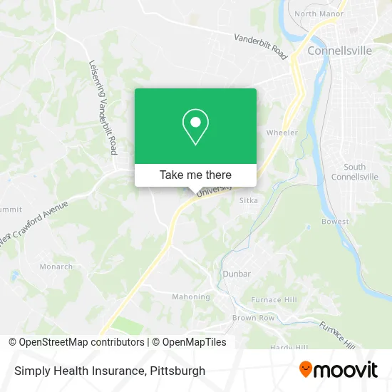 Simply Health Insurance map