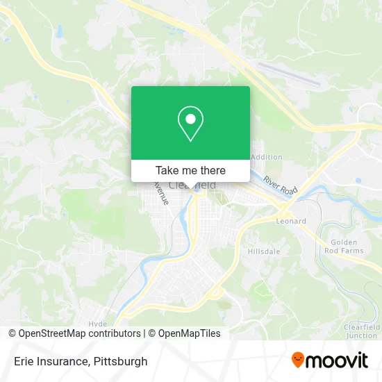 Erie Insurance map