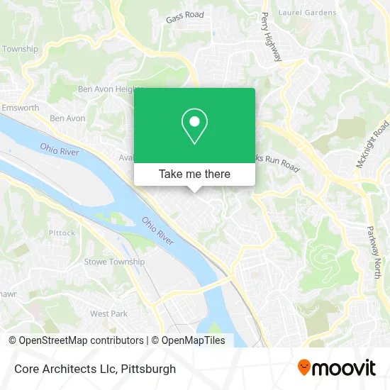 Core Architects Llc map