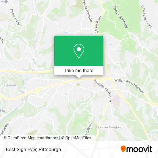 Best Sign Ever map