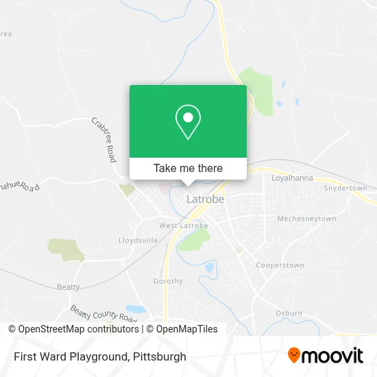 First Ward Playground map