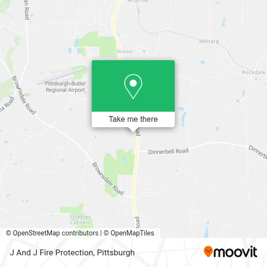 J And J Fire Protection map