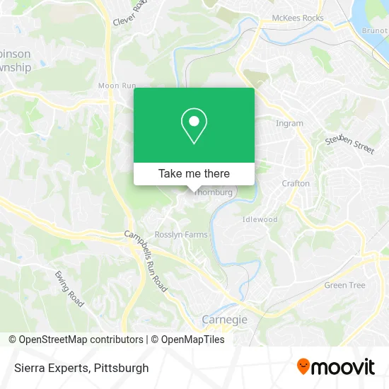 Sierra Experts map