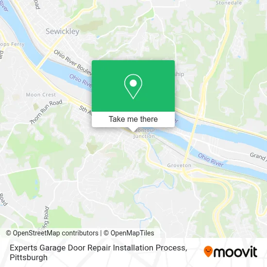 Experts Garage Door Repair Installation Process map