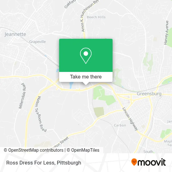 Ross Dress For Less map