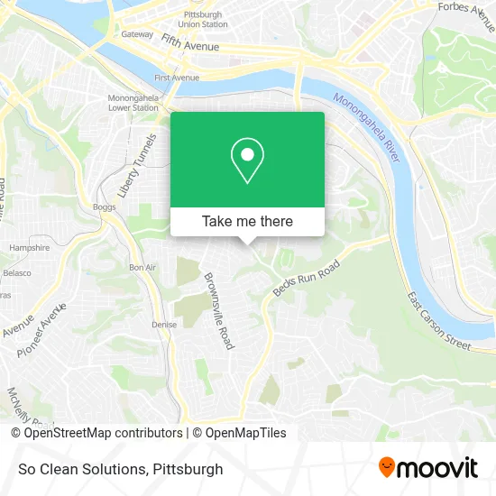 So Clean Solutions map