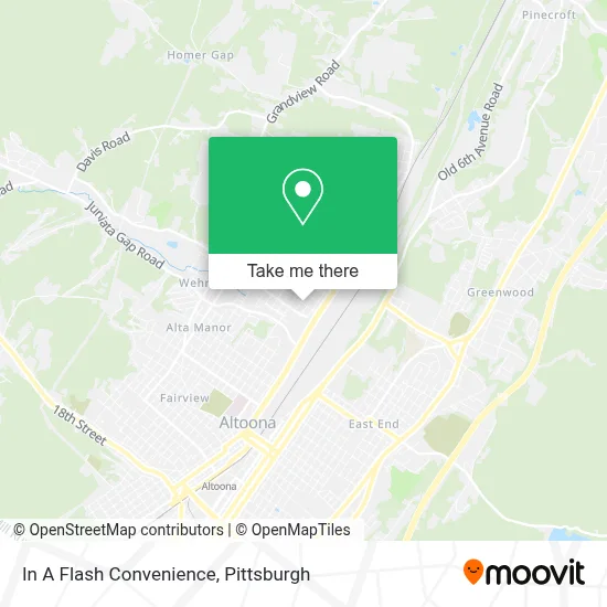 In A Flash Convenience map