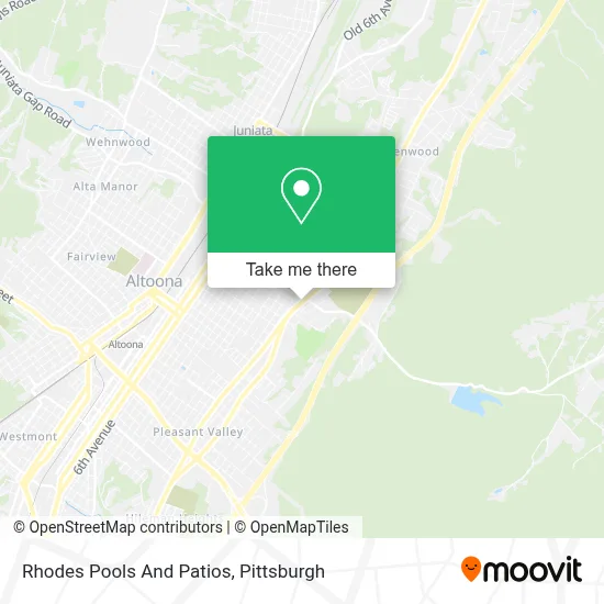 Rhodes Pools And Patios map