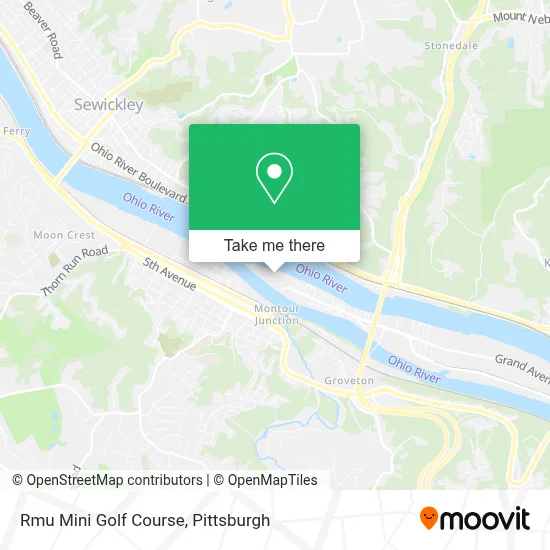 Rmu Mini Golf Course map