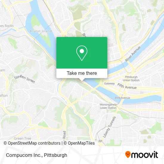 Compucom Inc. map