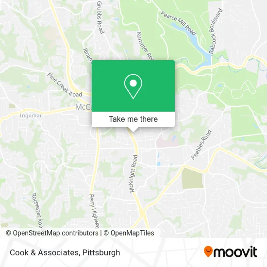 Cook & Associates map
