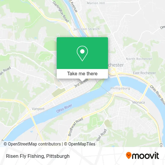 Risen Fly Fishing map