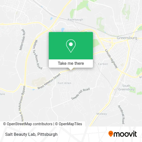 Salt Beauty Lab map