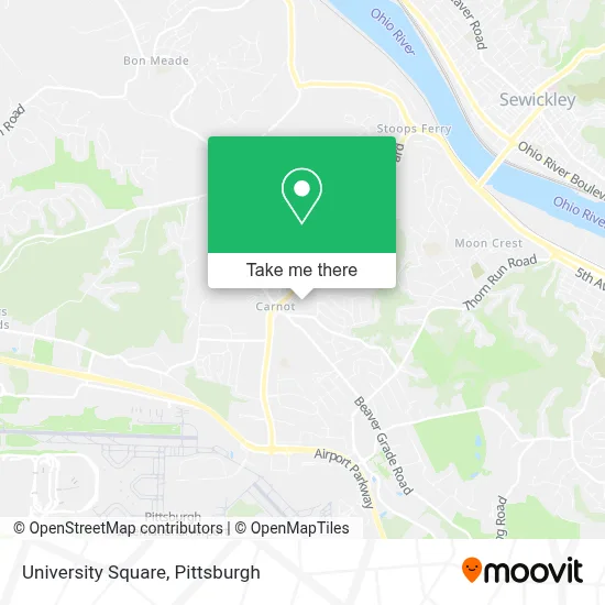 University Square map