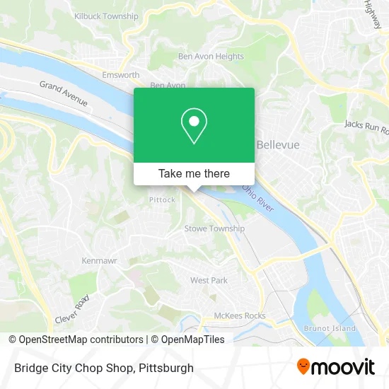 Bridge City Chop Shop map