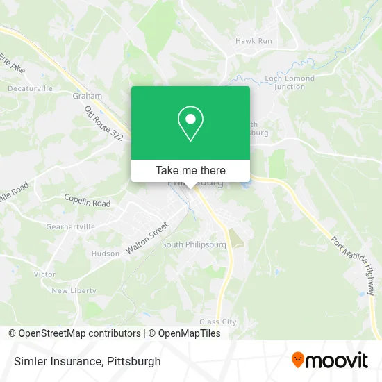 Simler Insurance map