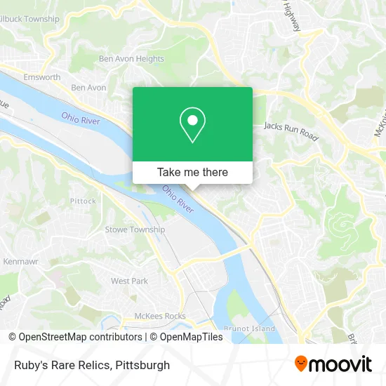 Ruby's Rare Relics map