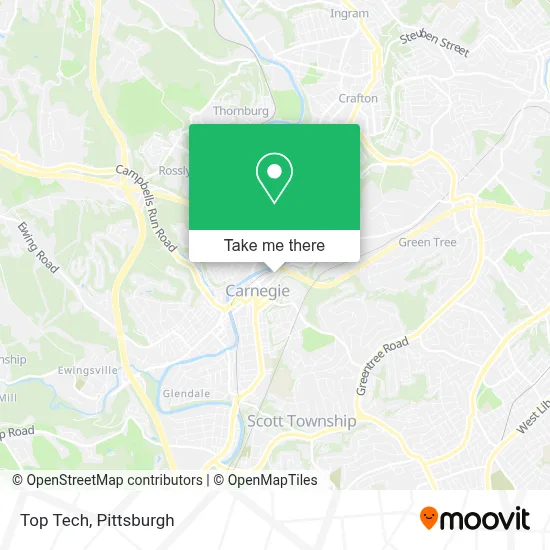 Top Tech map