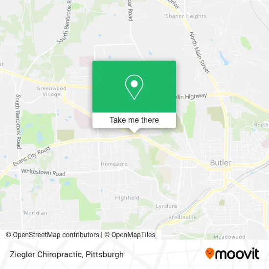 Ziegler Chiropractic map