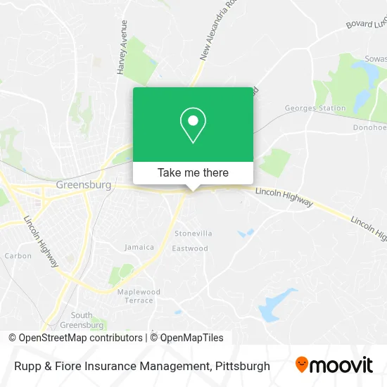 Rupp & Fiore Insurance Management map