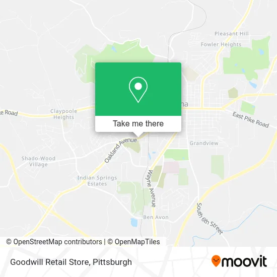 Goodwill Retail Store map
