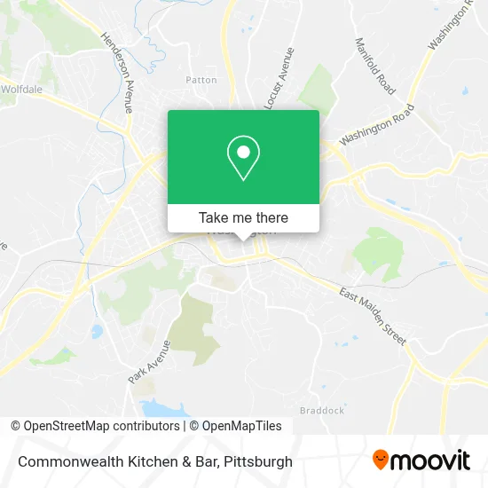 Commonwealth Kitchen & Bar map