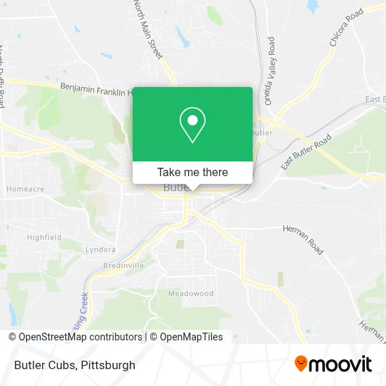 Butler Cubs map