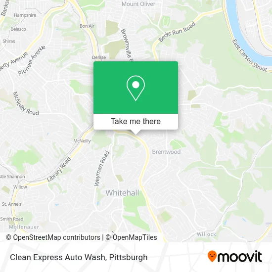 Clean Express Auto Wash map